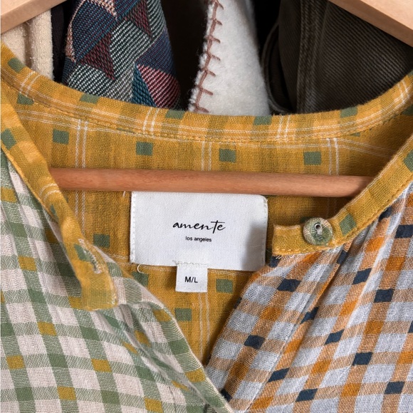 Amente's 100% cotton contrast midi dress - Picture 7 of 10